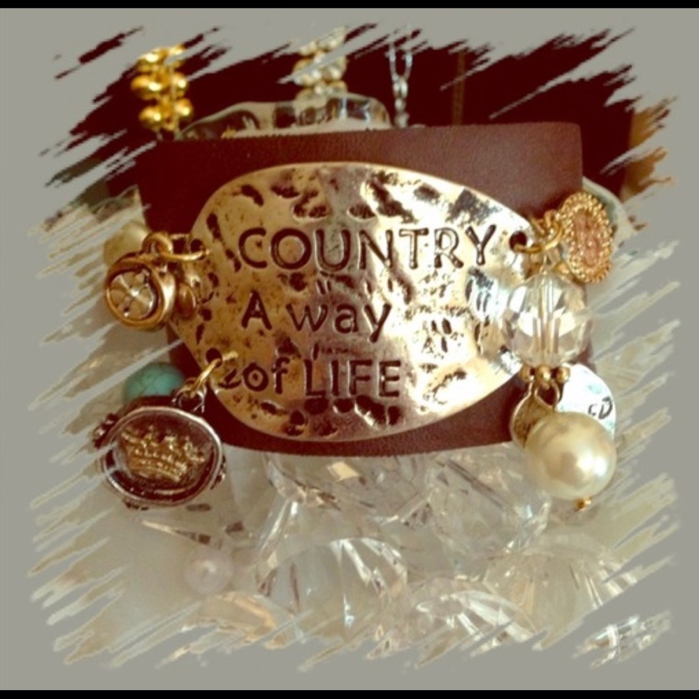 Awesome Country Cuff Style Bracelet